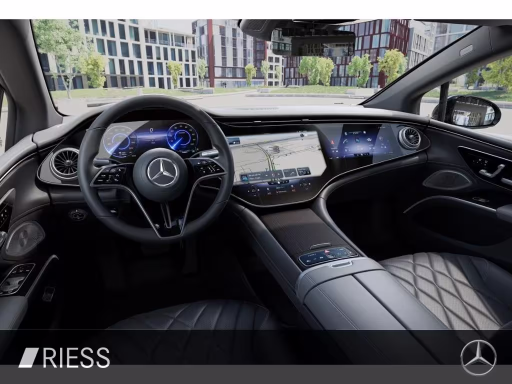 Mercedes-Benz EQS 580 4M AMG Sport Pano Burmes Sitzkl Hyper 21 EQS - Bild 10