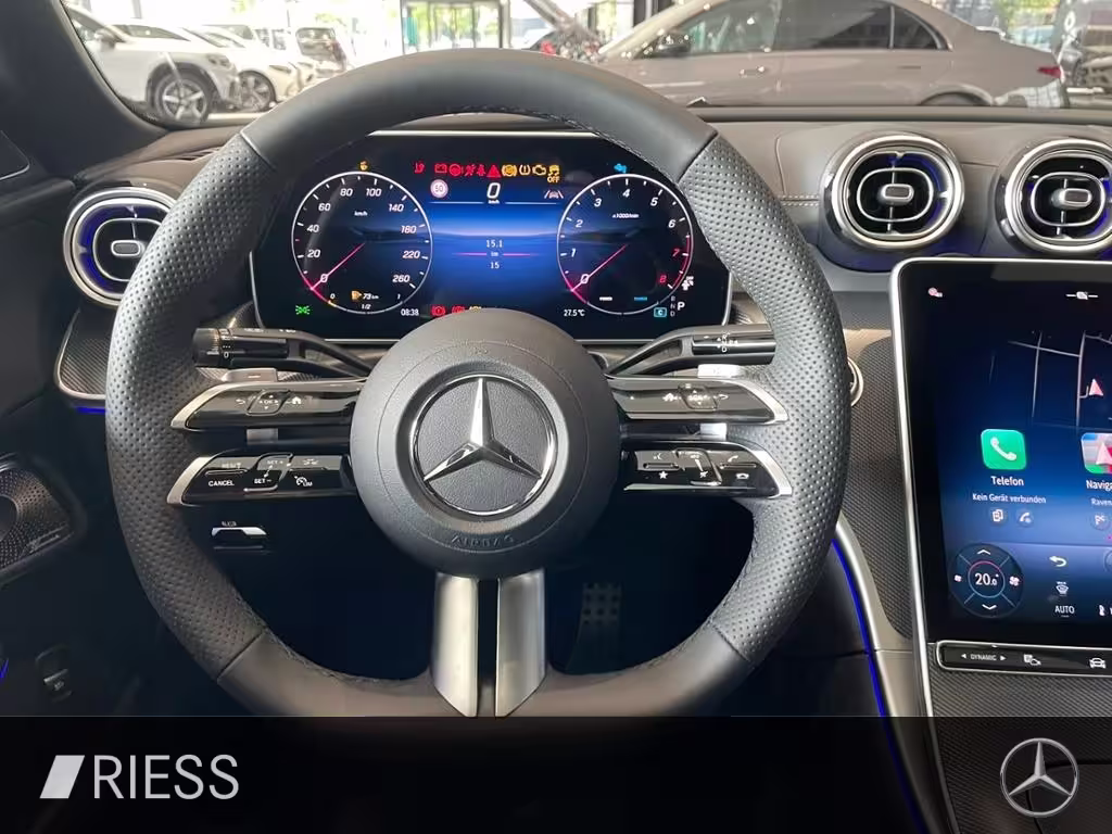 Mercedes-Benz C 300 AMG+PANO+AHK+HUD+DISTR+KEYL+DIGI L+MEM+360 C 300 - Bild 15