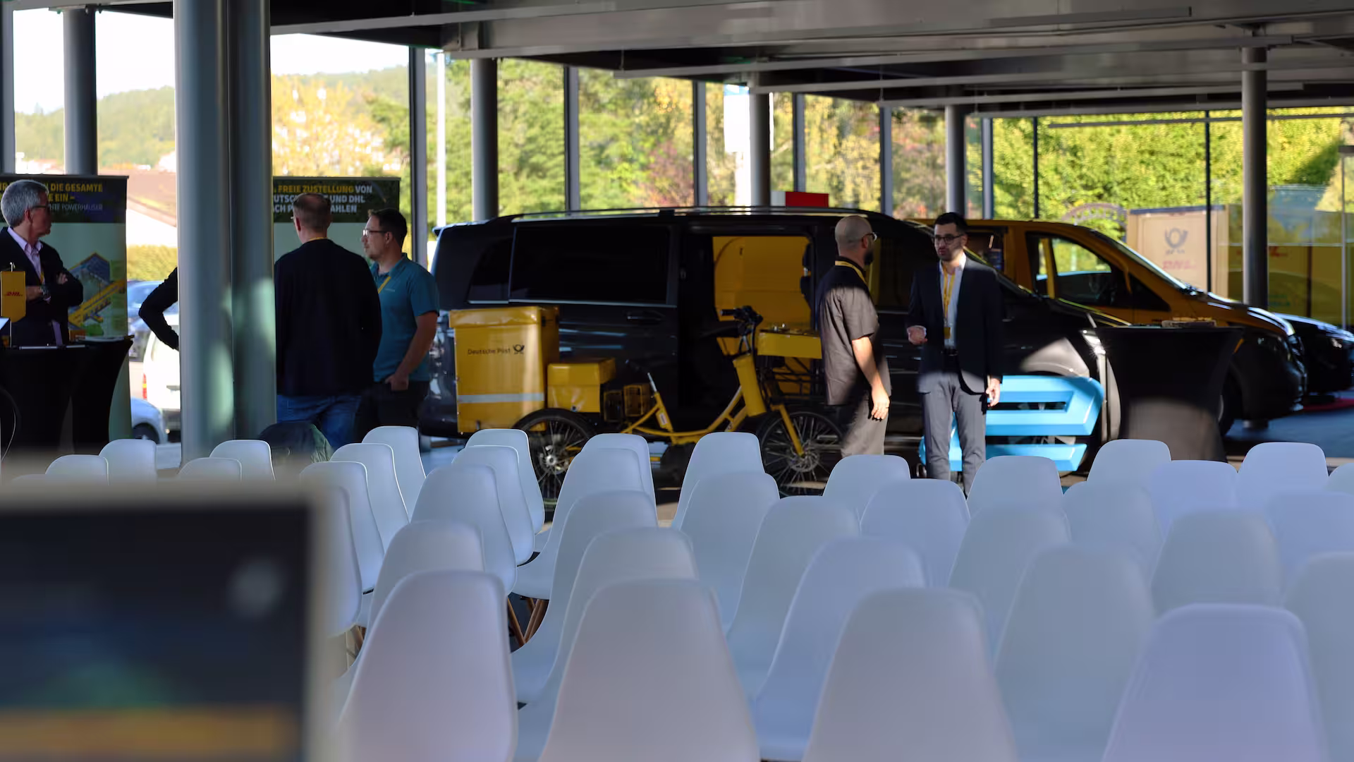 Bild RIESS Event Nachhaltigkeit mit DHL Post