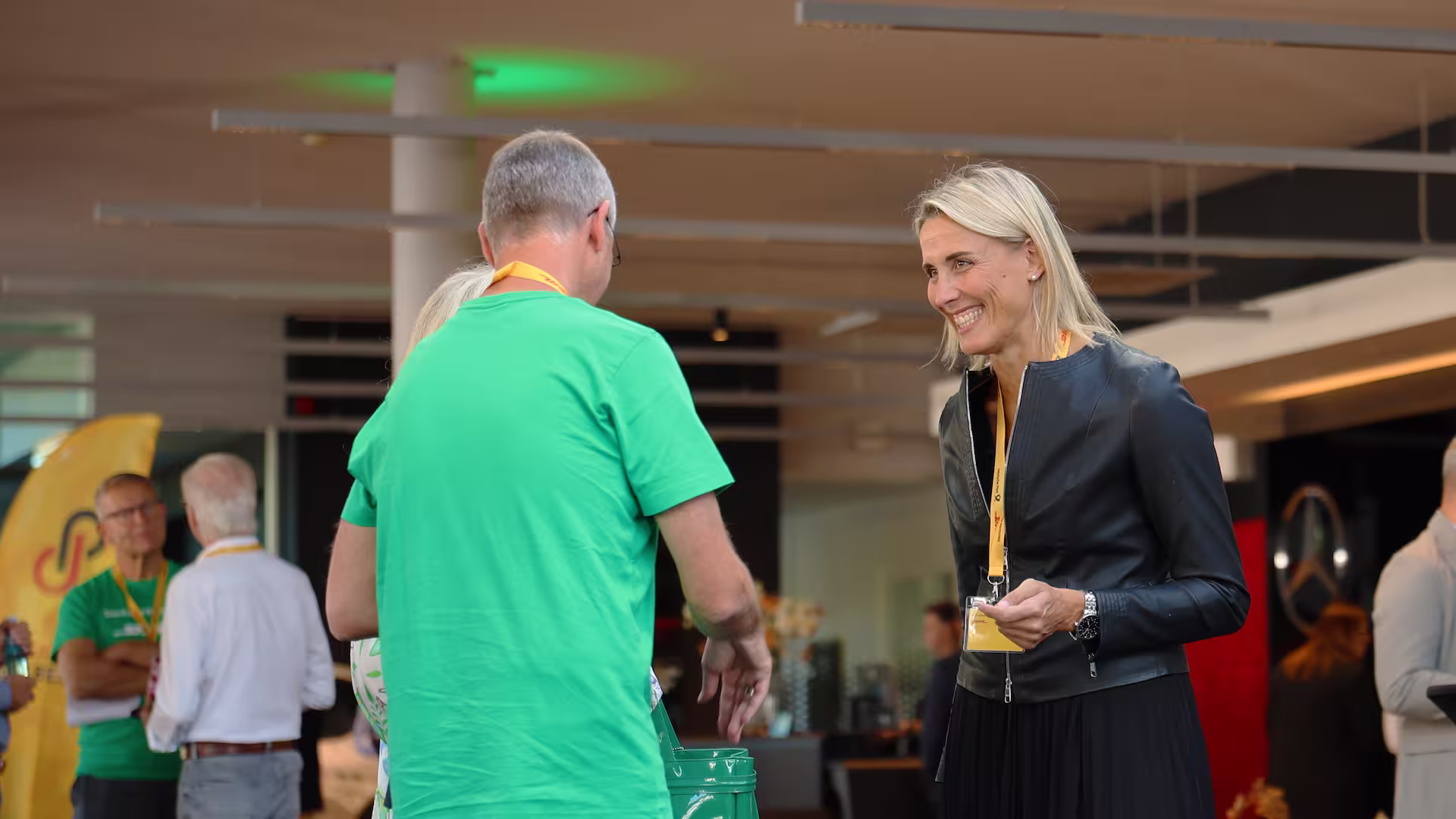 Bild RIESS Event Nachhaltigkeit mit DHL Post