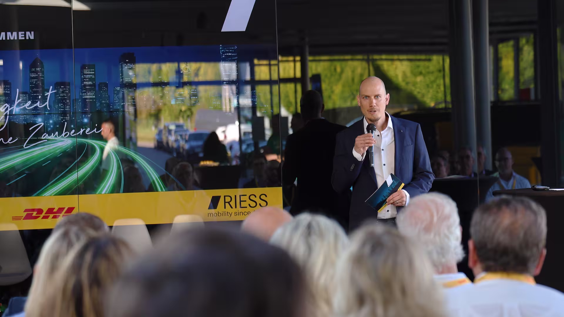 Bild RIESS Event Nachhaltigkeit mit DHL Post