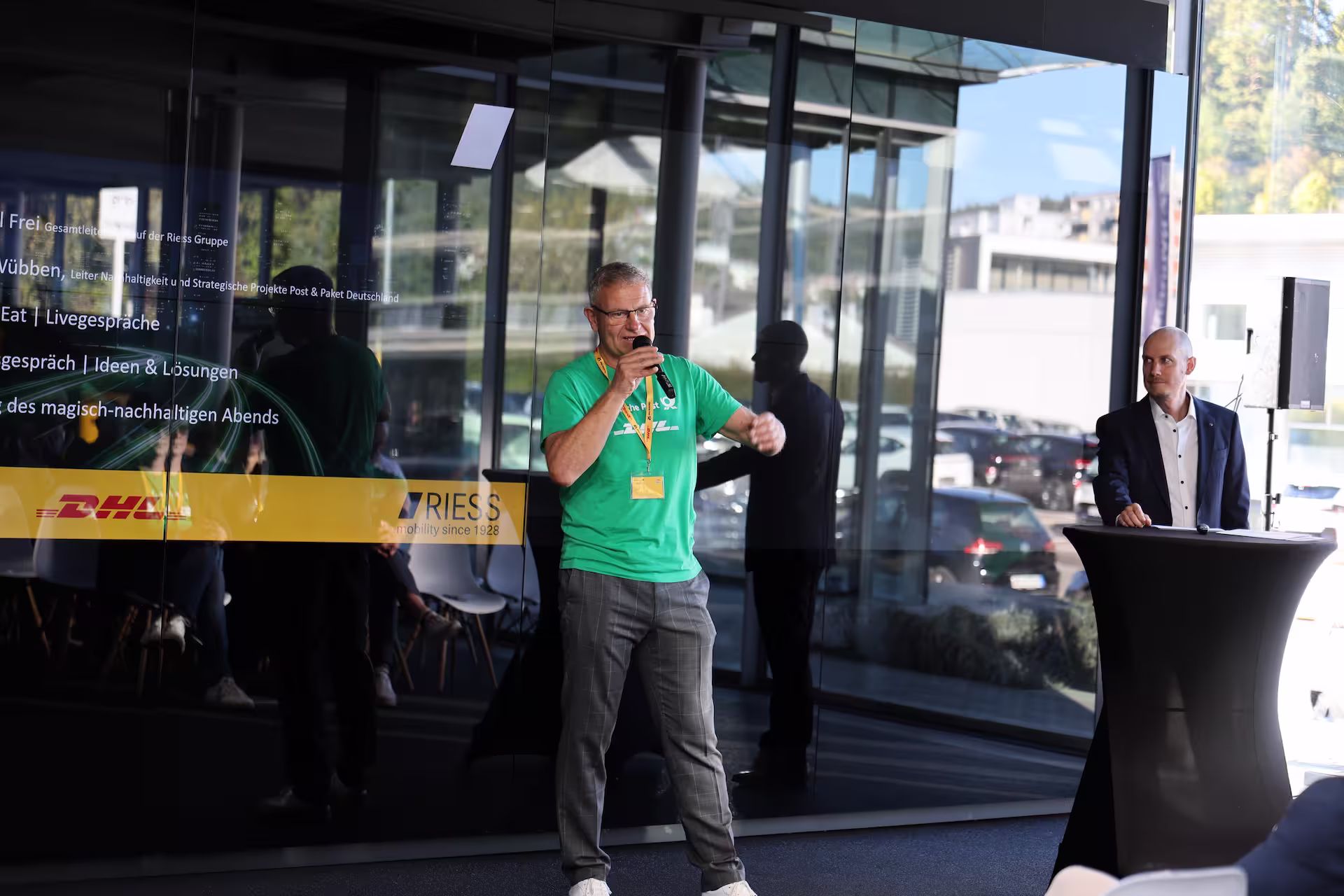 Bild RIESS Event Nachhaltigkeit mit DHL Post