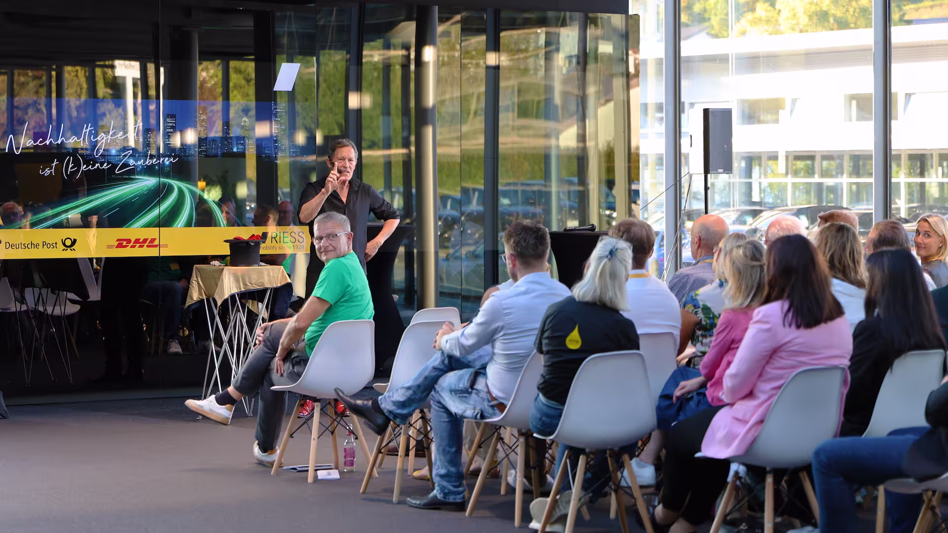 Bild RIESS Event Nachhaltigkeit mit DHL Post