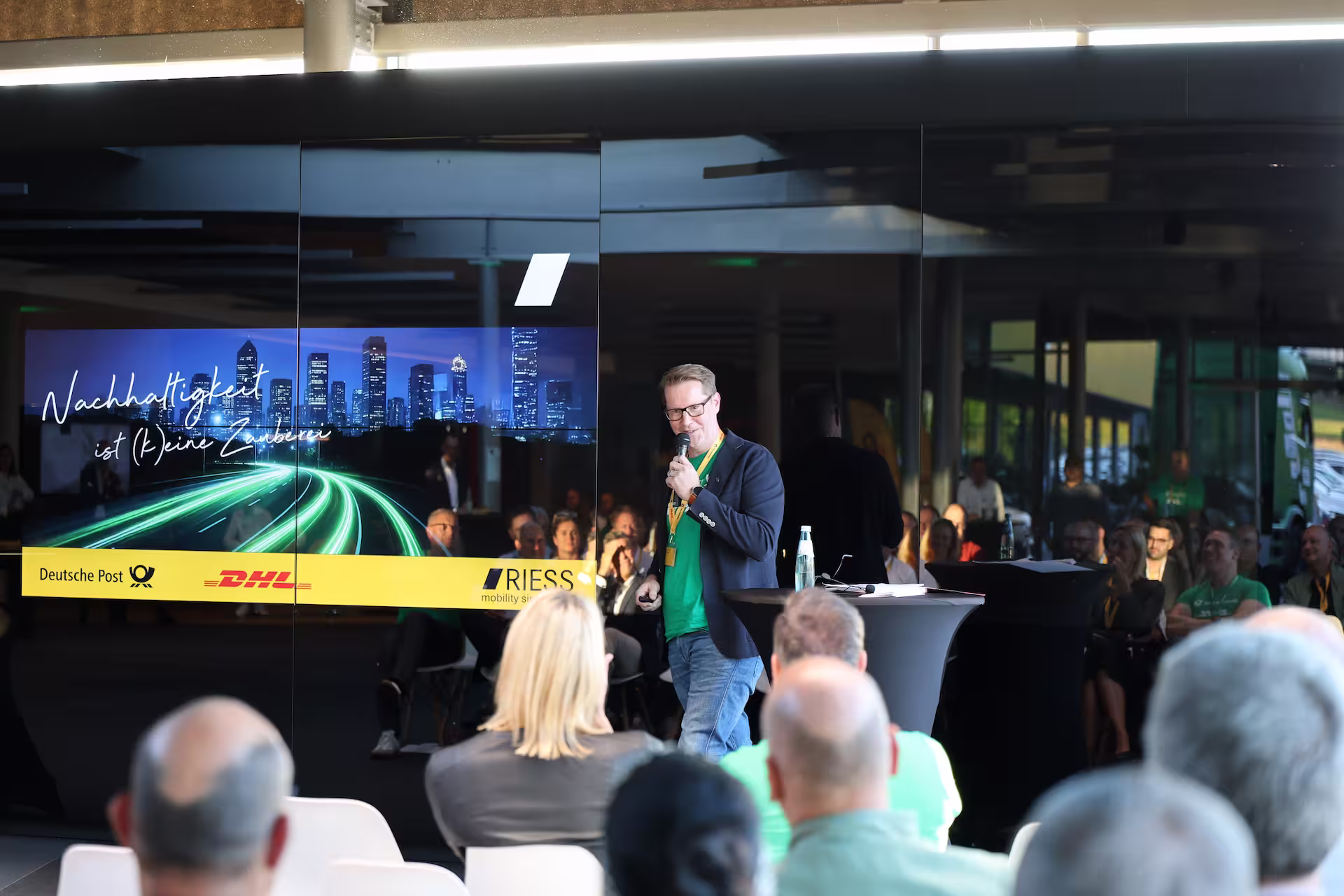 Bild RIESS Event Nachhaltigkeit mit DHL Post