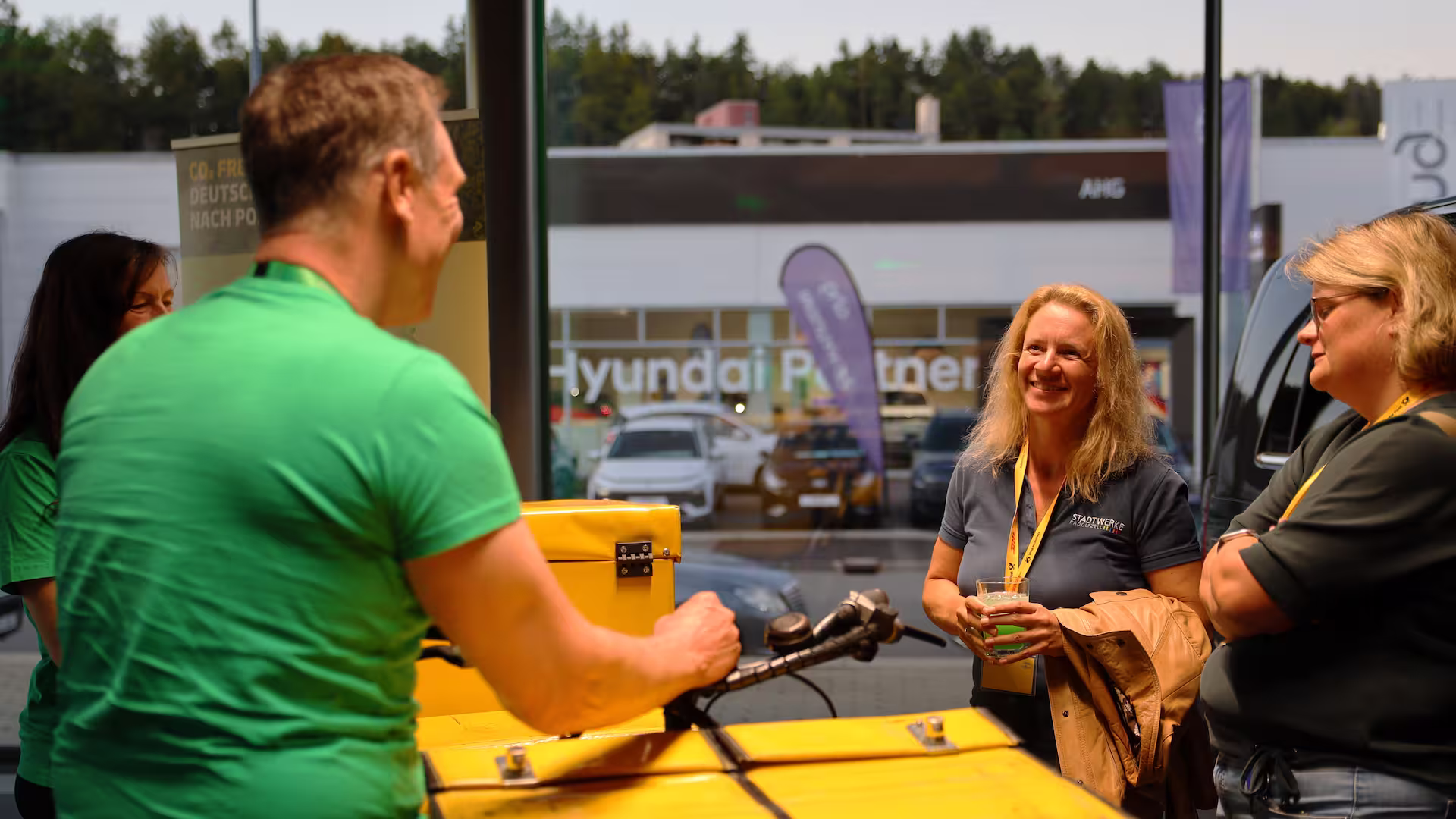 Bild RIESS Event Nachhaltigkeit mit DHL Post