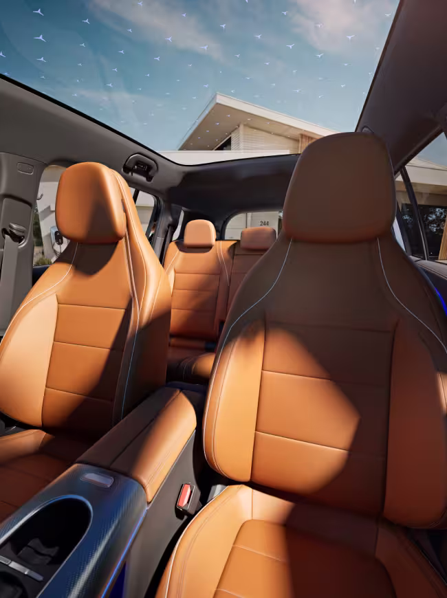 GLB Interior beige Glasdach