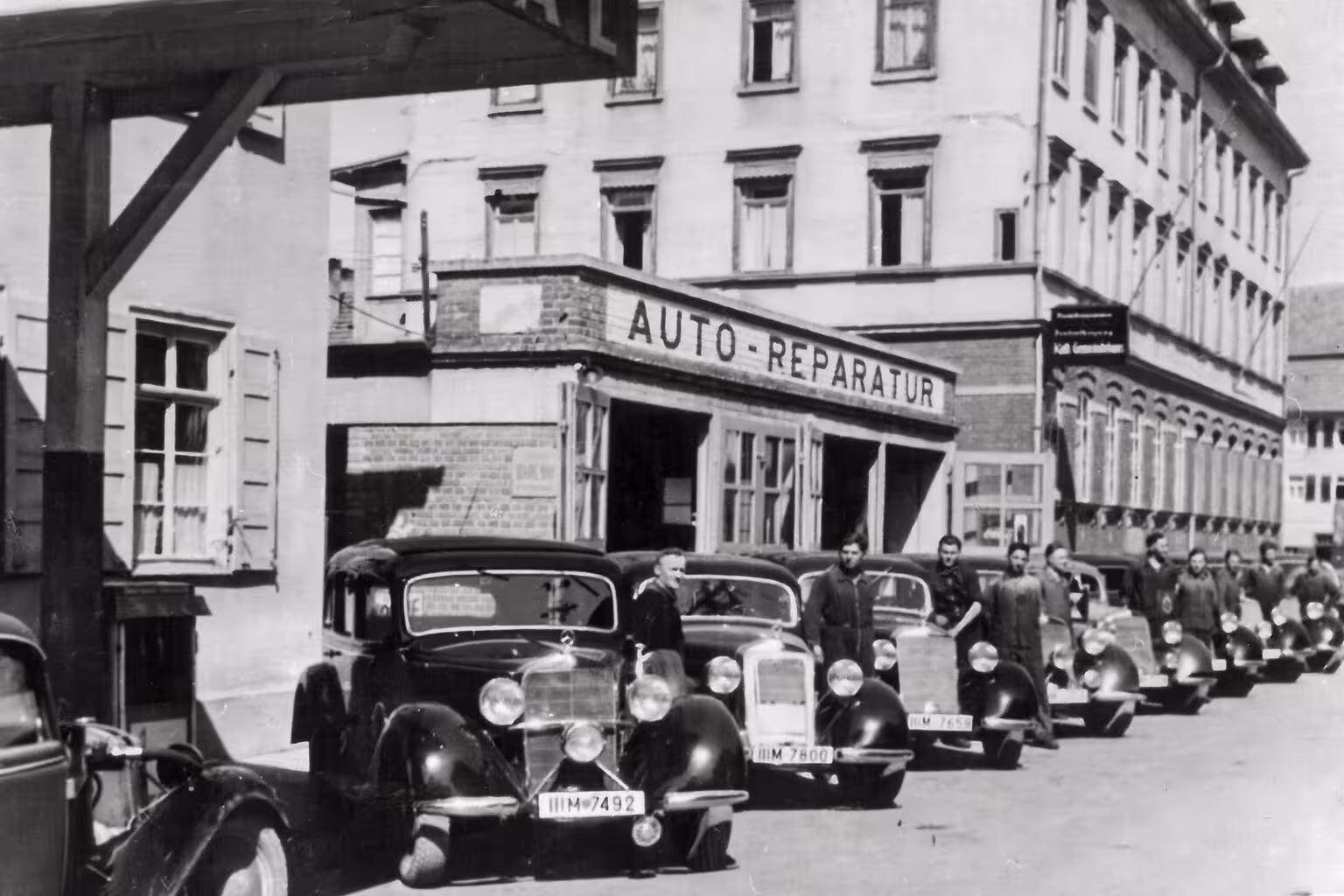 RIESS 1928 Auto-Reparatur Historie